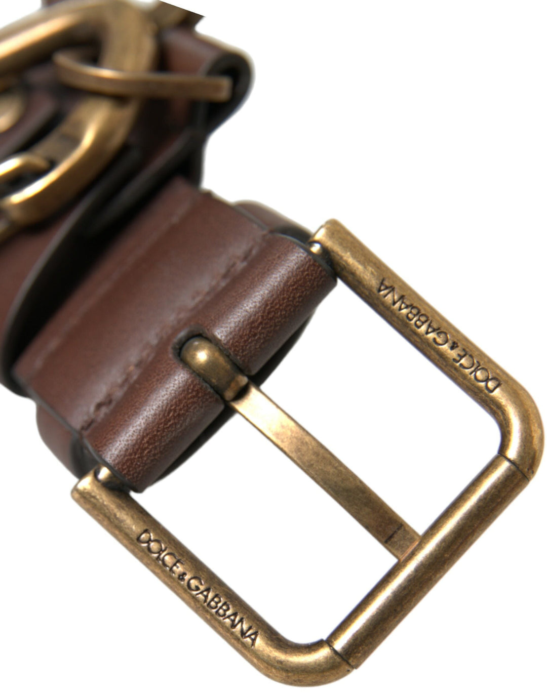  - Dolce & Gabbana Elegant Calf Leather Belt with Metal Buckle Closure - BEL9034 - 100 - Ask Me Wear