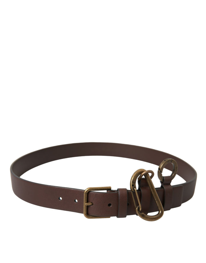  - Dolce & Gabbana Elegant Calf Leather Belt with Metal Buckle Closure - BEL9034 - 100 - Ask Me Wear