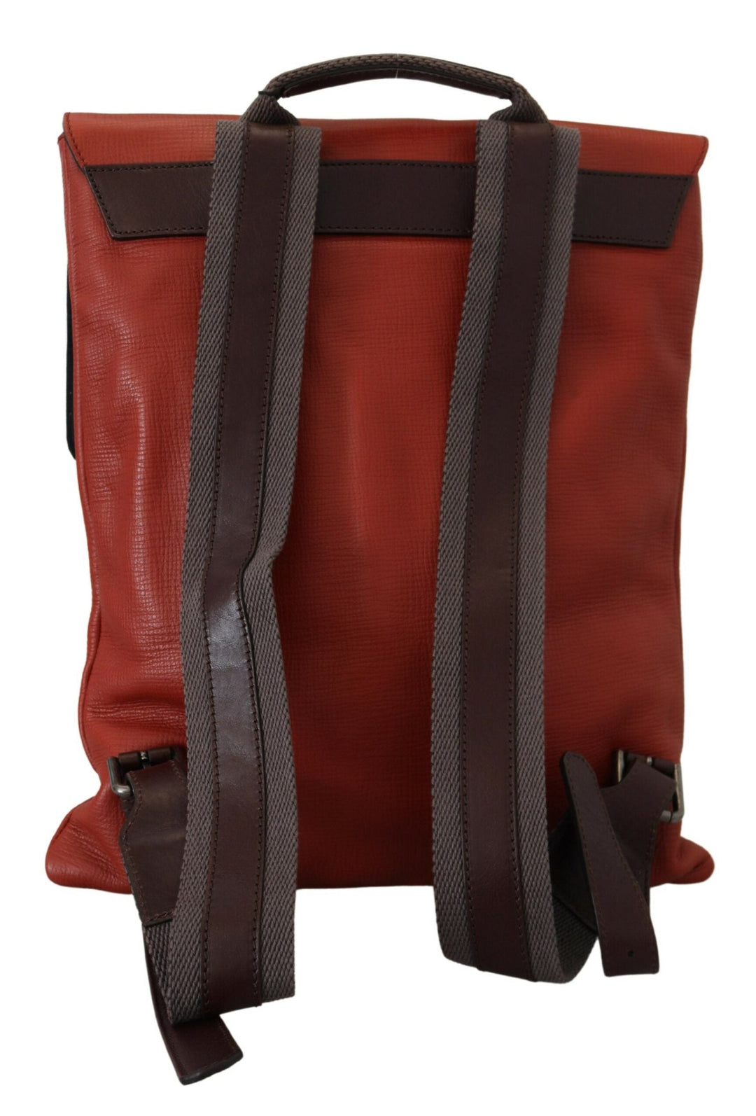  - Dolce & Gabbana Elegant Calfskin Leather Backpack in Orange - BAG1067 - Ask Me Wear