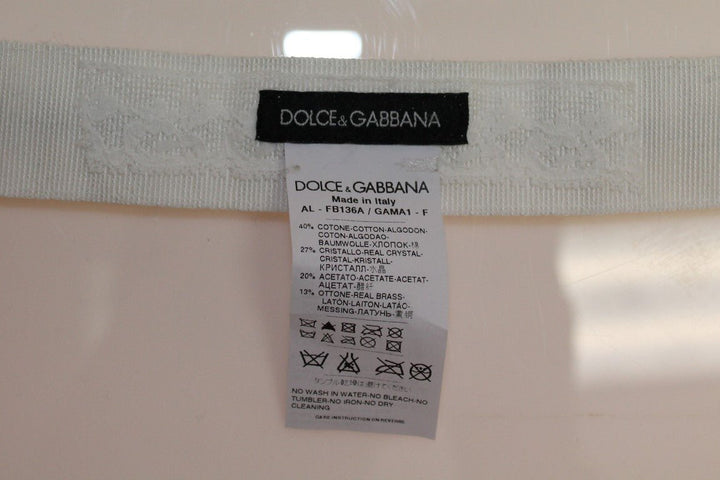  - Dolce & Gabbana Elegant Crystal - Embellished Waist Belt - GAD10353 - Ask Me Wear