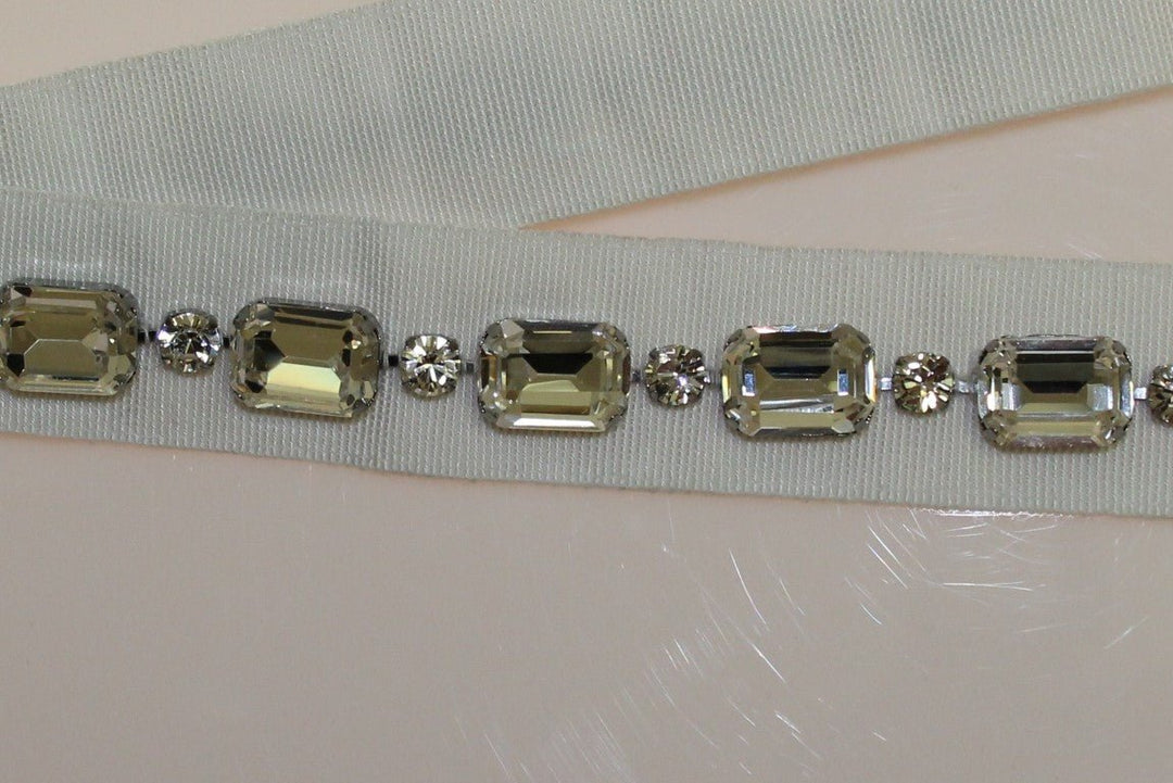  - Dolce & Gabbana Elegant Crystal - Embellished Waist Belt - GAD10353 - Ask Me Wear