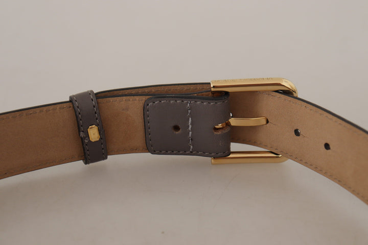  - Dolce & Gabbana Elegant Engraved Buckle Leather Belt - WMB144 - 70 - Ask Me Wear