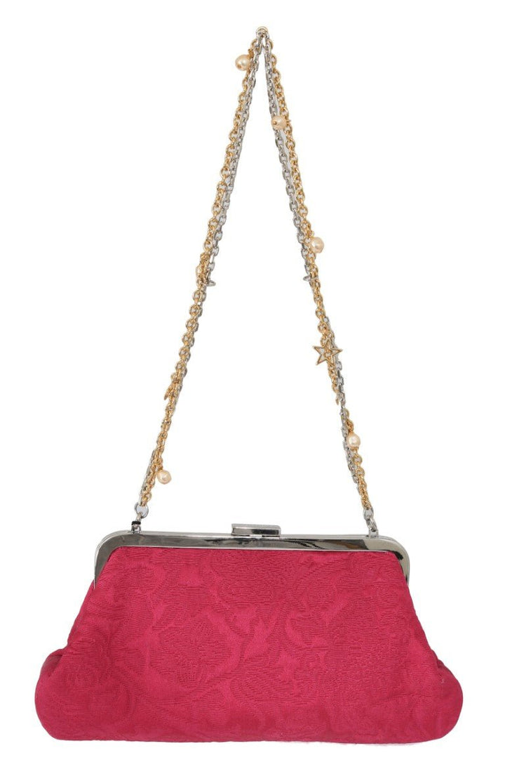  - Dolce & Gabbana Elegant Evening Party Clutch in Pink - VAS1738 - Ask Me Wear