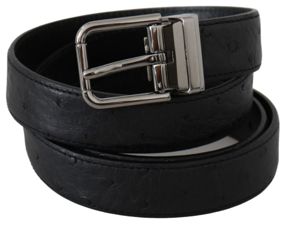  - Dolce & Gabbana Elegant Exotic Skin Designer Belt - BEL60610 - 90 - Ask Me Wear