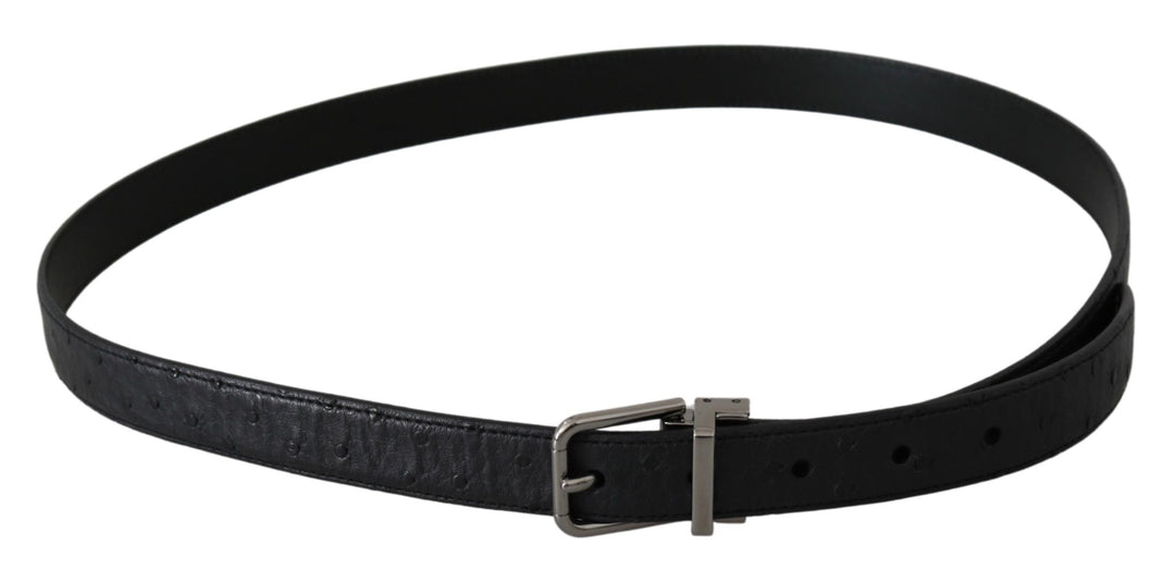  - Dolce & Gabbana Elegant Exotic Skin Designer Belt - BEL60610 - 90 - Ask Me Wear