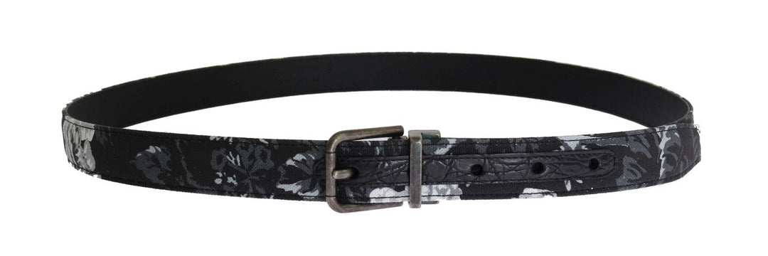  - Dolce & Gabbana Elegant Floral Patterned Men's Luxury Belt - BEL11008 - 6 - Ask Me Wear