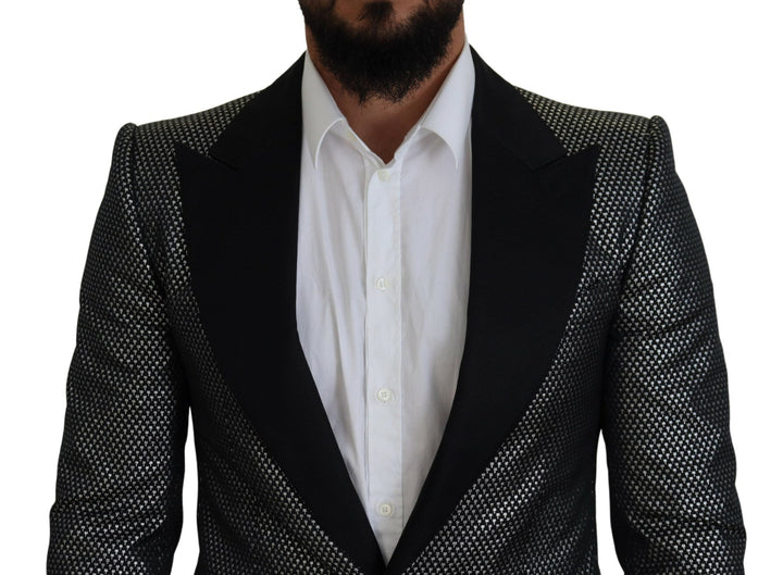  - Dolce & Gabbana Elegant Jacquard Single Breasted Blazer - KOS2115 - 46 - Ask Me Wear