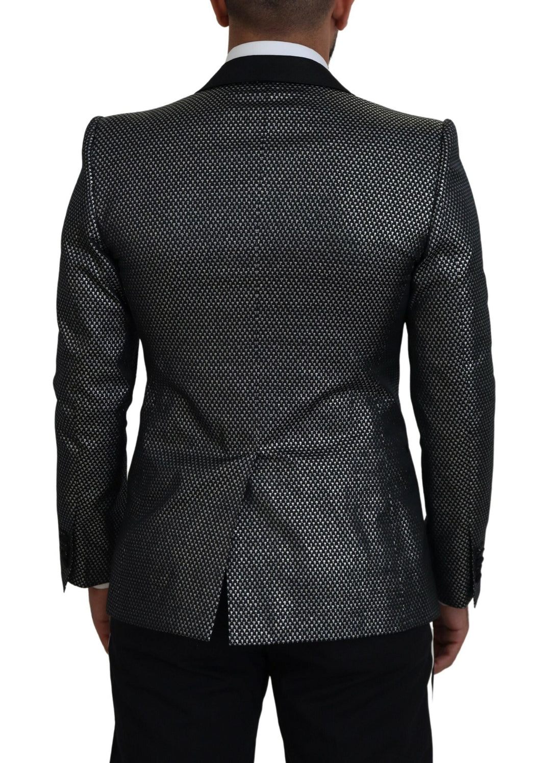  - Dolce & Gabbana Elegant Jacquard Single Breasted Blazer - KOS2115 - 46 - Ask Me Wear