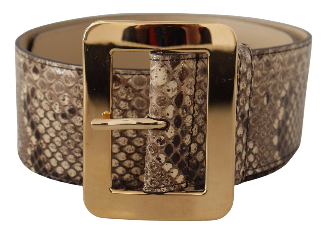  - Dolce & Gabbana Elegant Leather Belt with Engraved Buckle - WMB128 - 65 - Ask Me Wear