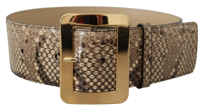  - Dolce & Gabbana Elegant Leather Belt with Engraved Buckle - WMB128 - 65 - Ask Me Wear