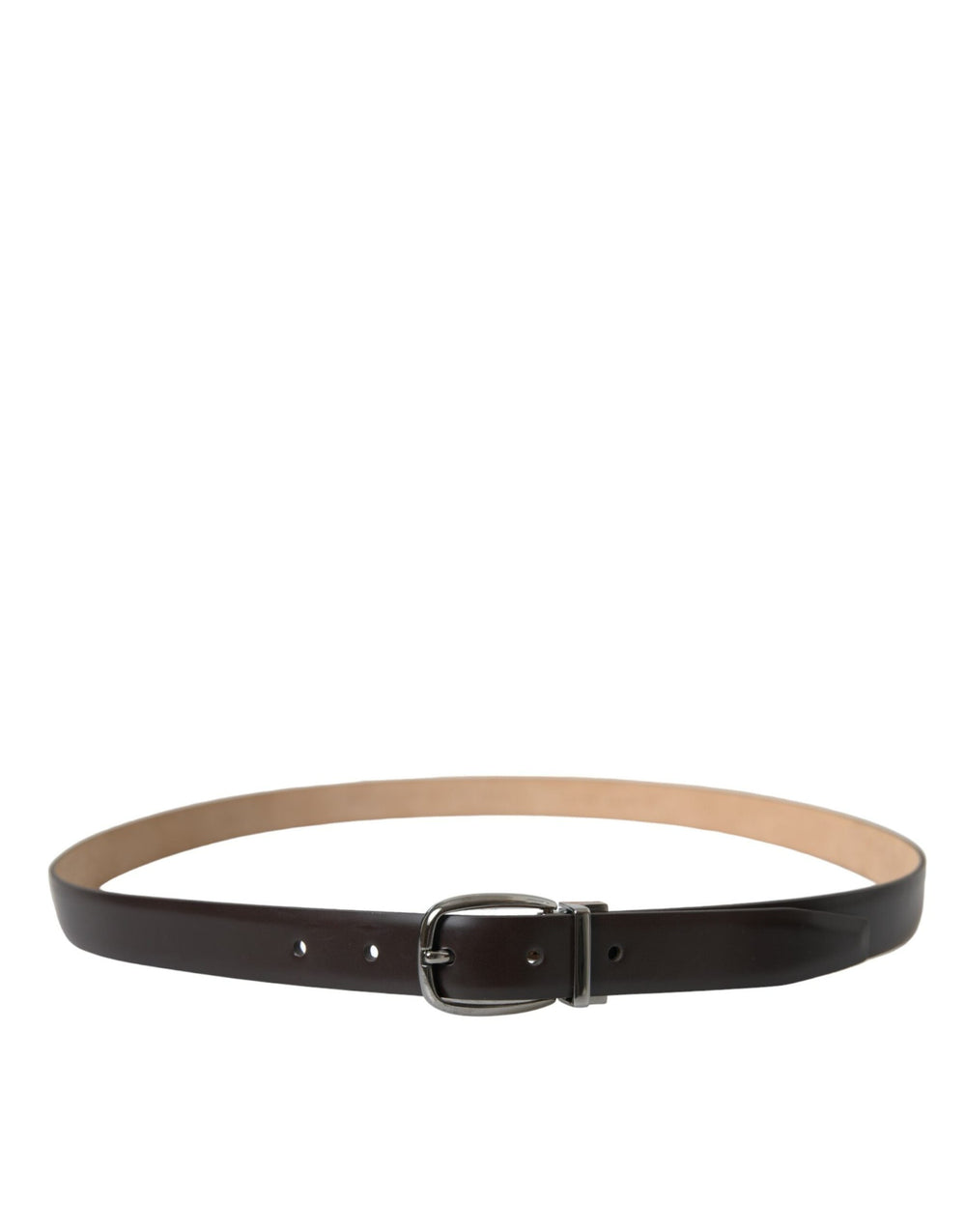  - Dolce & Gabbana Elegant Leather Belt with Eye - Catching Buckle - BEL9123 - 110 - Ask Me Wear