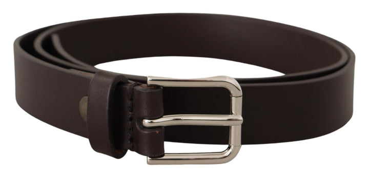  - Dolce & Gabbana Elegant Leather Belt With Logo Buckle - BEL8633#2 - 80 - Ask Me Wear