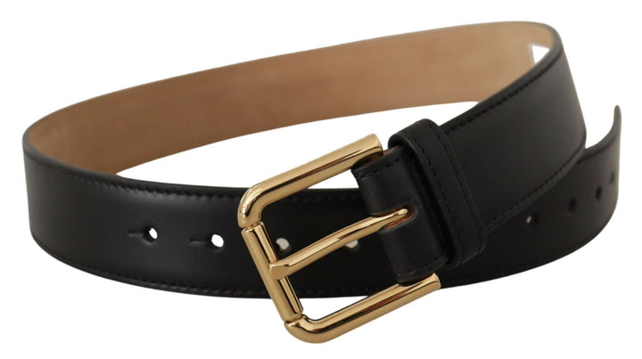  - Dolce & Gabbana Elegant Leather Belt with Logo Buckle - WMB161 - 60 - Ask Me Wear