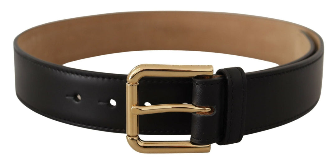  - Dolce & Gabbana Elegant Leather Belt with Logo Buckle - WMB161 - 60 - Ask Me Wear