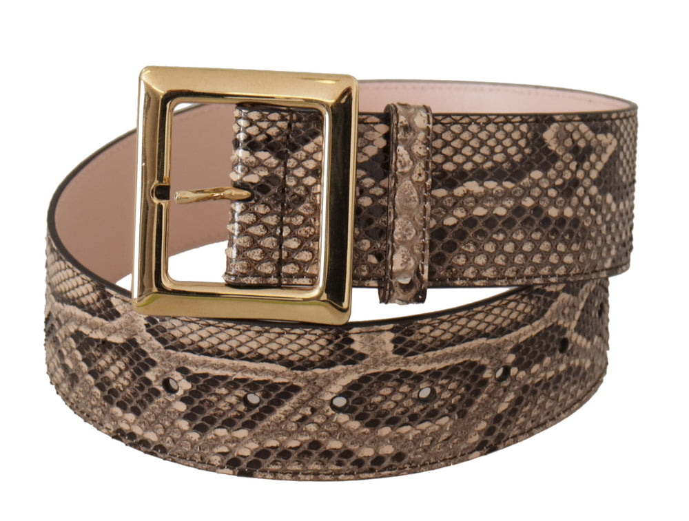  - Dolce & Gabbana Elegant Leather Belt with Logo Buckle - WMN127 - 65 - Ask Me Wear