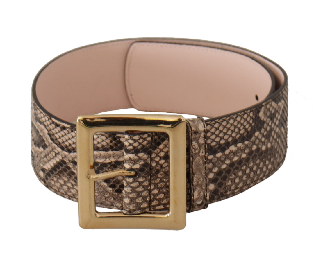  - Dolce & Gabbana Elegant Leather Belt with Logo Buckle - WMN127 - 65 - Ask Me Wear