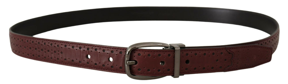  - Dolce & Gabbana Elegant Leather Belt with Metal Buckle - BEL8480 - 95 - Ask Me Wear