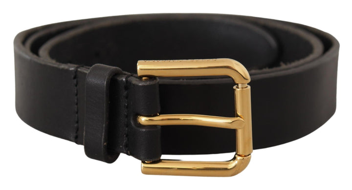  - Dolce & Gabbana Elegant Leather Belt with Metal Buckle - BEL8521 - 95 - Ask Me Wear