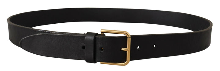  - Dolce & Gabbana Elegant Leather Belt with Metal Buckle - BEL8528 - 95 - Ask Me Wear