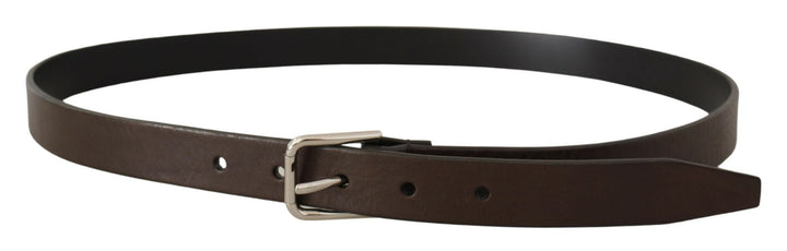  - Dolce & Gabbana Elegant Leather Belt with Metal Buckle - BEL8639 - 95 - Ask Me Wear