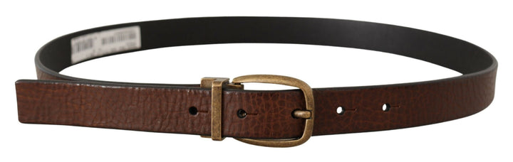  - Dolce & Gabbana Elegant Leather Belt with Metal Buckle - BEL8641#2 - 80 - Ask Me Wear