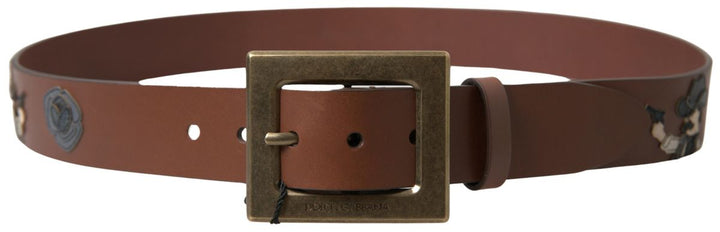  - Dolce & Gabbana Elegant Leather Belt with Metal Buckle - BEL9028 - 100 - Ask Me Wear