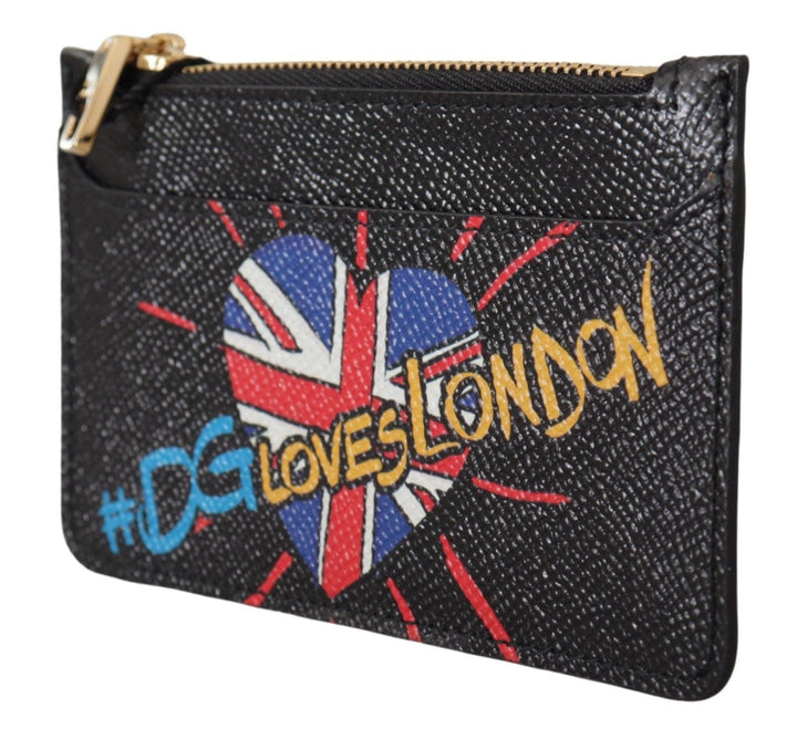  - Dolce & Gabbana Elegant Leather Coin Wallet with Zip Closure - VAS130608 - Ask Me Wear