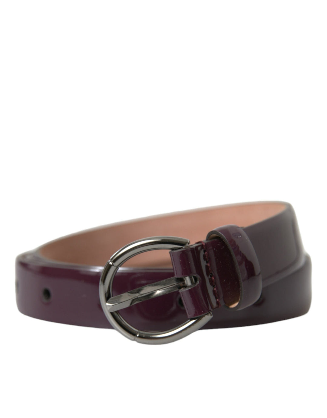  - Dolce & Gabbana Elegant Maroon Leather Waist Belt - WMB317 - 95 - Ask Me Wear