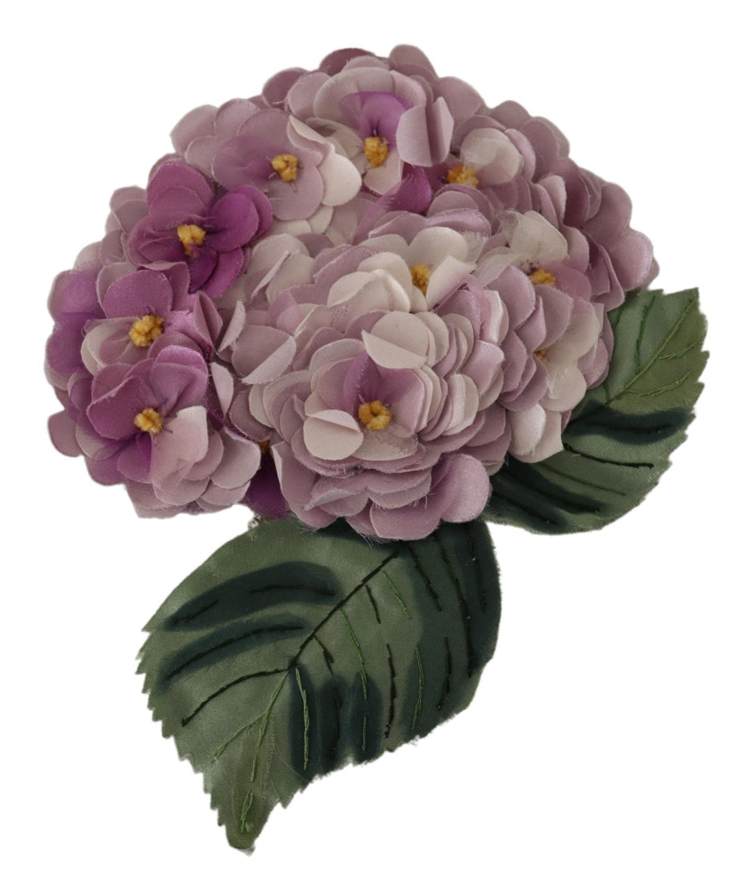  - Dolce & Gabbana Elegant Purple Floral Silk Blend Brooch - SMY101435 - Ask Me Wear