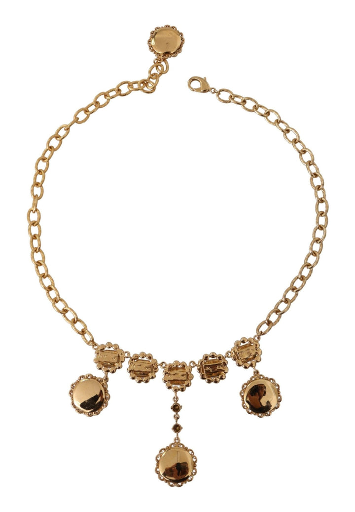  - Dolce & Gabbana Elegant Timeless Statement Necklace - SMY100954 - Ask Me Wear