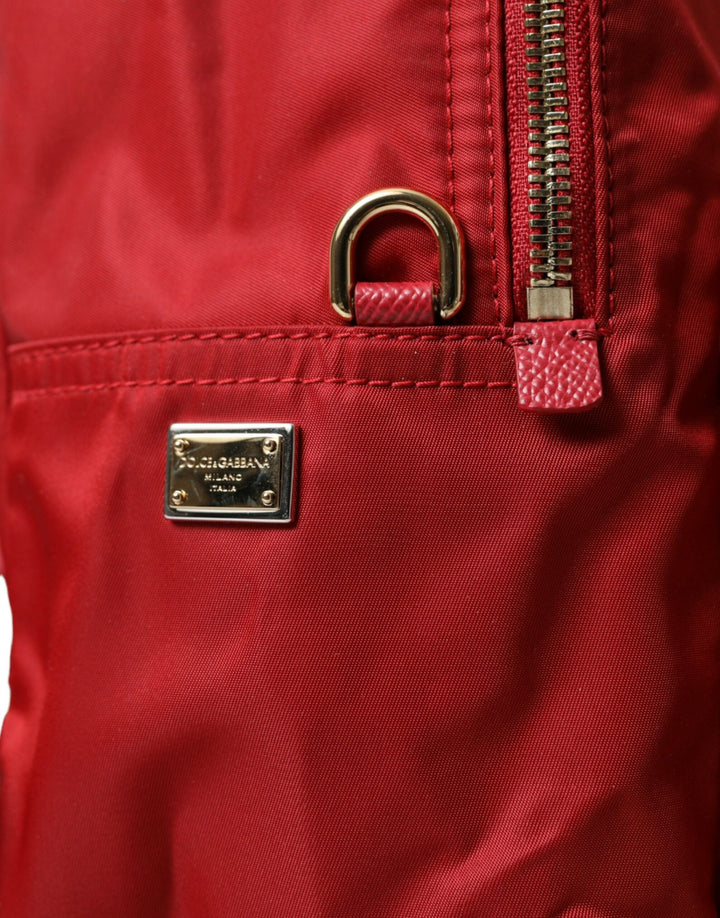  - Dolce & Gabbana Embellished Red Backpack with Gold Detailing - BAG1151 - Ask Me Wear