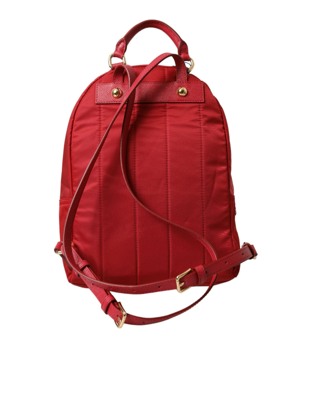  - Dolce & Gabbana Embellished Red Backpack with Gold Detailing - BAG1151 - Ask Me Wear