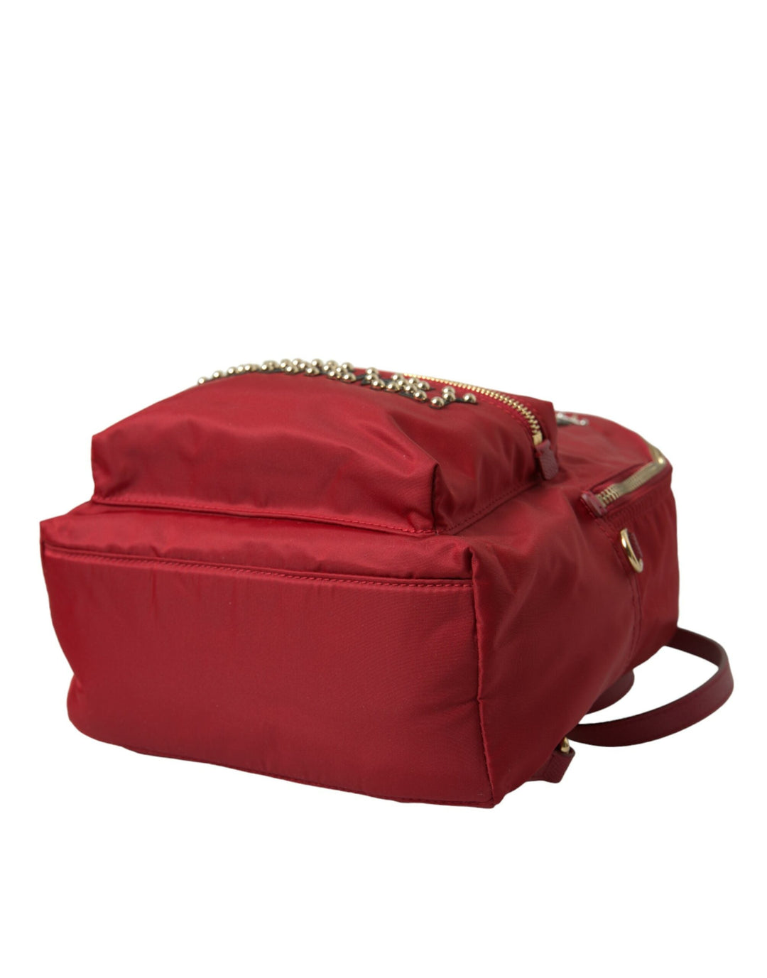  - Dolce & Gabbana Embellished Red Backpack with Gold Detailing - BAG1151 - Ask Me Wear