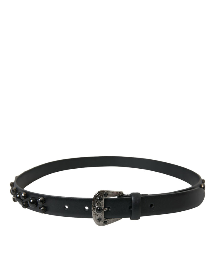  - Dolce & Gabbana Engraved Logo Leather Waist Belt - WMB343 - 95 - Ask Me Wear