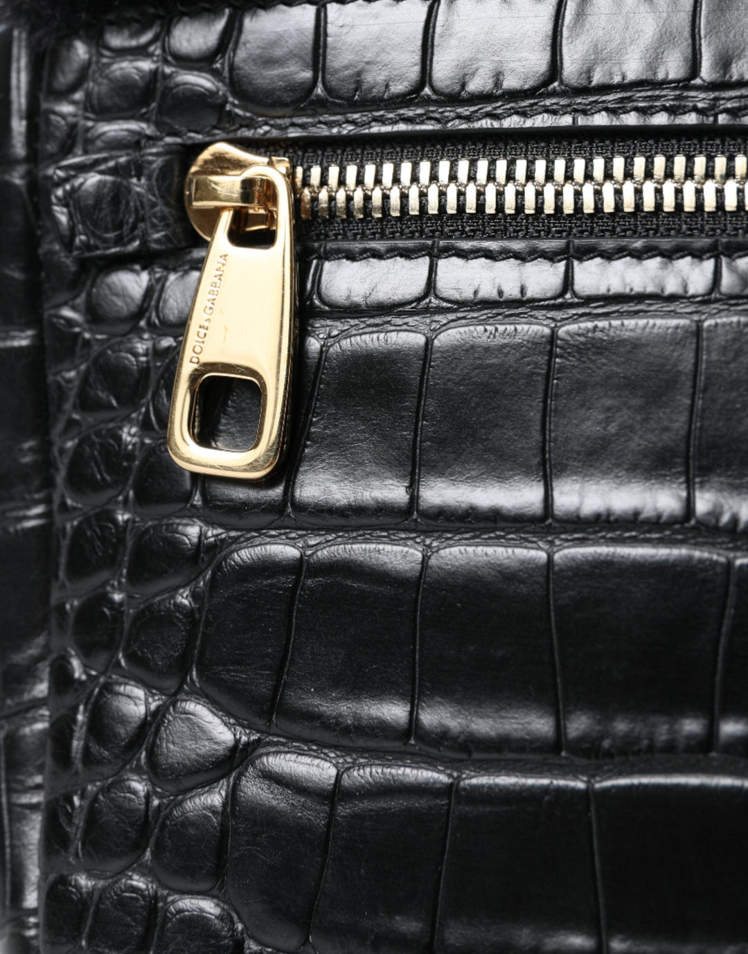  - Dolce & Gabbana Exquisite Croc - Embossed Panther Shoulder Bag - BAG1231 - Ask Me Wear