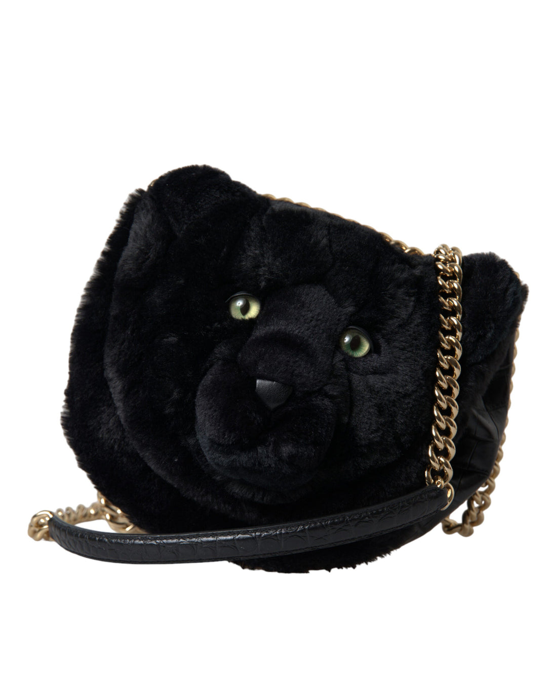  - Dolce & Gabbana Exquisite Croc - Embossed Panther Shoulder Bag - BAG1231 - Ask Me Wear