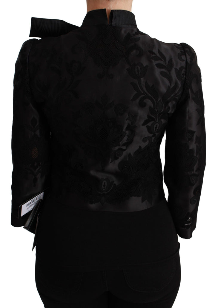  - Dolce & Gabbana Exquisite Floral Jacquard Corset Blazer - JKT2624 - 38 - Ask Me Wear