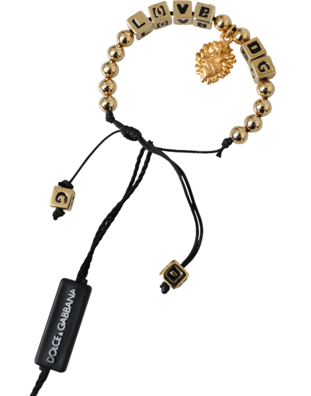  - Dolce & Gabbana Gold Beaded LOVE DG Charm Fashion Bracelet - SMY10310 - Ask Me Wear