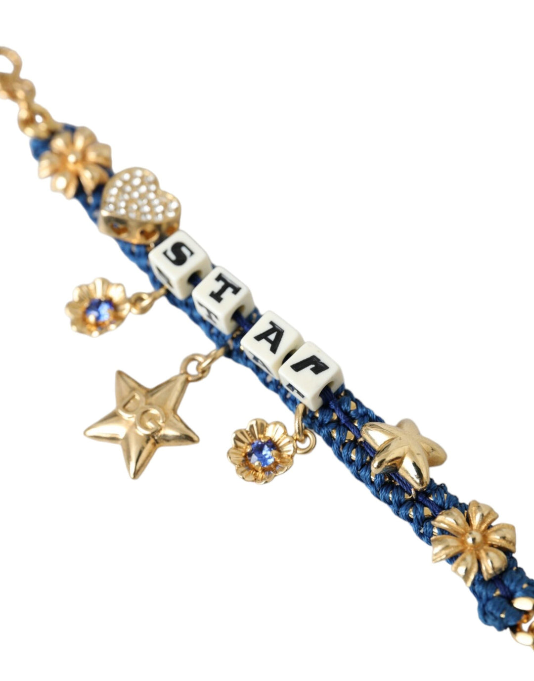  - Dolce & Gabbana Gold Tone Brass Chain Star Fashion Bracelet - SMY10299 - Ask Me Wear