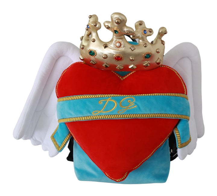  - Dolce & Gabbana Jeweled Heart Wings Backpack - VAS9274 - Ask Me Wear