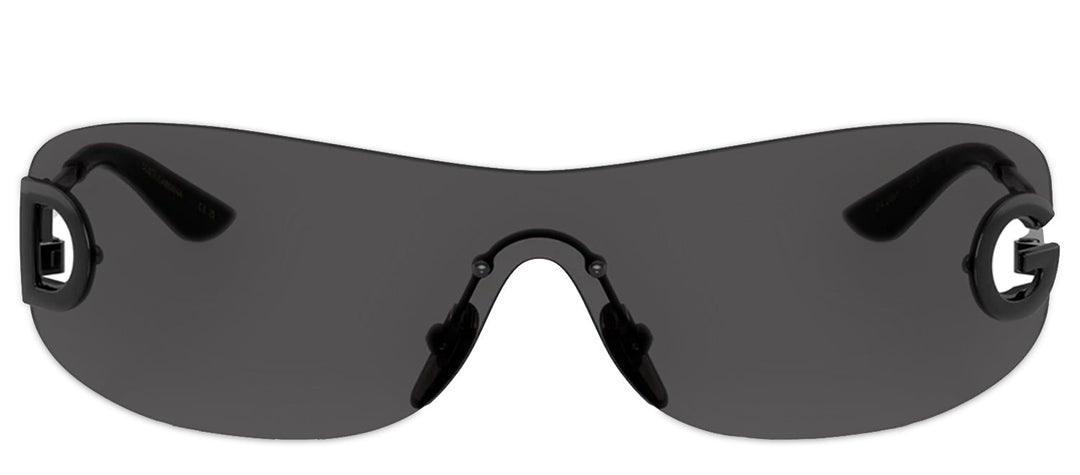 Dolce & Gabbana KIDSSunglasses - Dolce & Gabbana KIDS DX 2001 01/87 Shield Metal Black Sunglasses with Grey Lens - DX_2001_01/87_28mm - Ask Me Wear