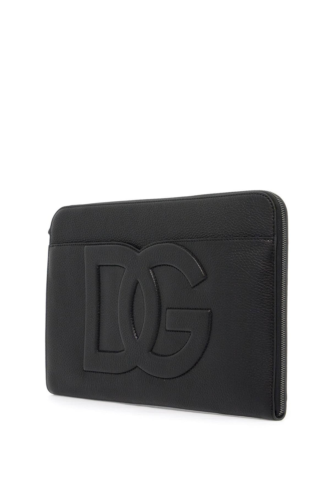 Bags - Dolce & Gabbana Large Hammered Leather Pouch - 242450FPO000002 - 80999 - os - Ask Me Wear