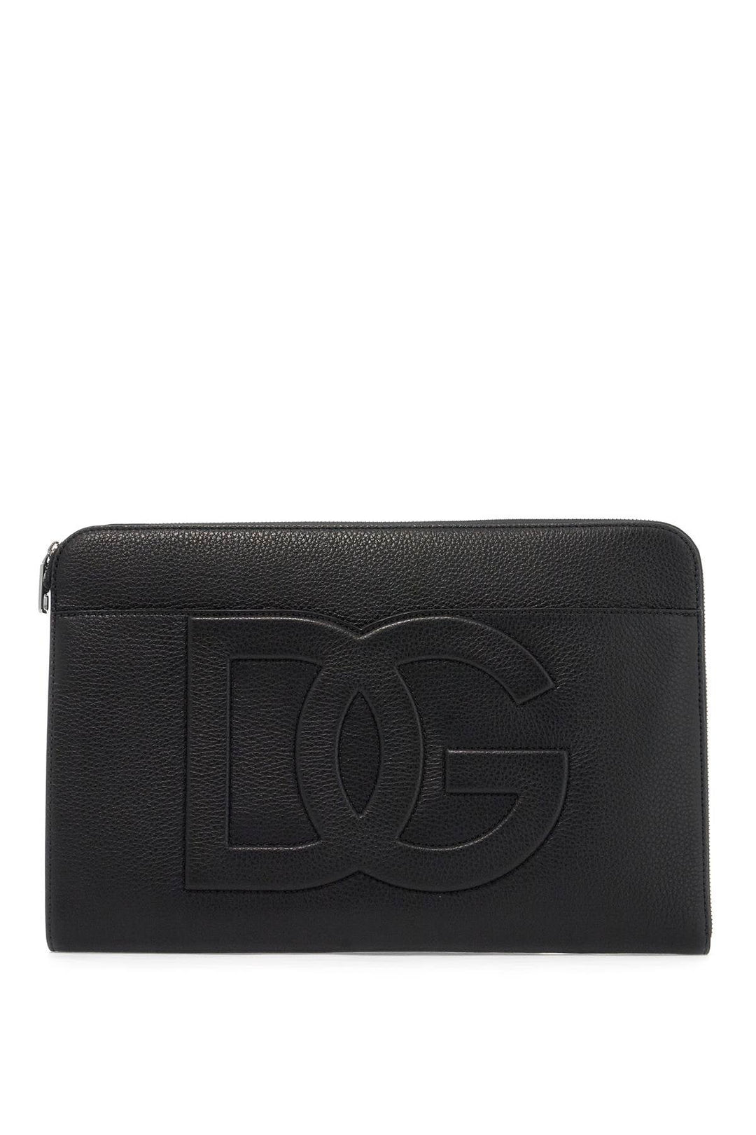 Bags - Dolce & Gabbana Large Hammered Leather Pouch - 242450FPO000002 - 80999 - os - Ask Me Wear