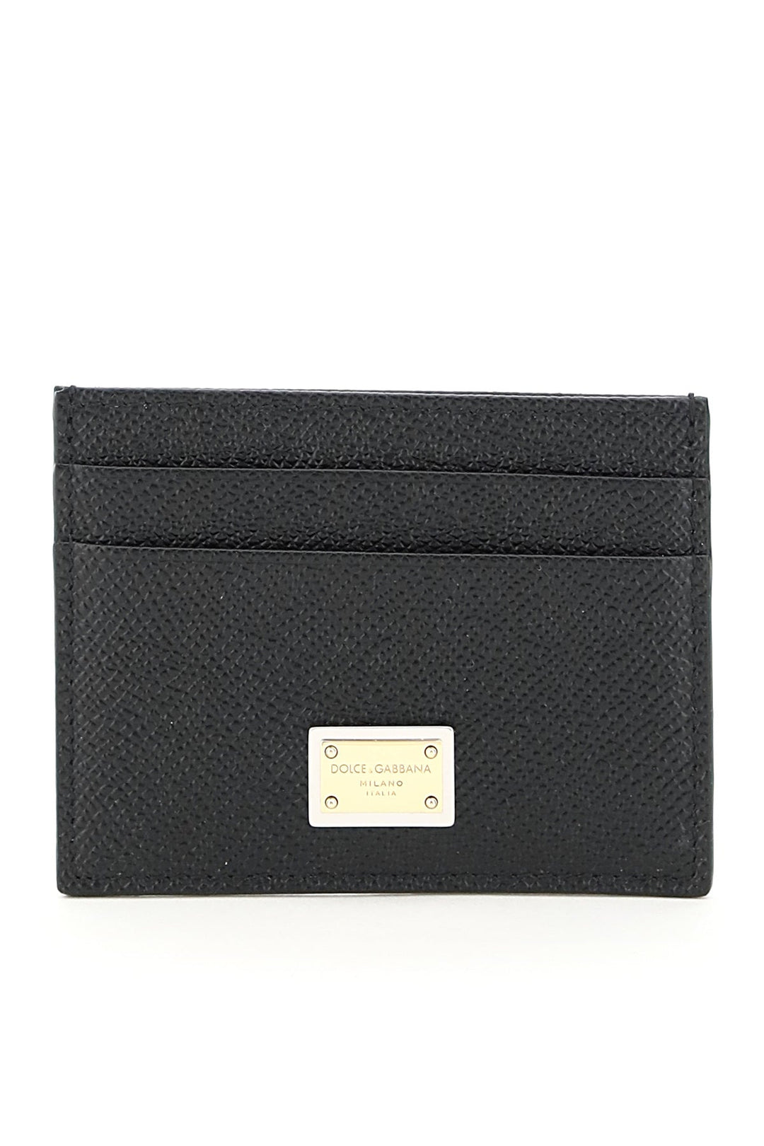 Bags - Dolce & Gabbana Leather Card Holder With Logo Plaque - 242450APC000006 - 80999 - os - Ask Me Wear