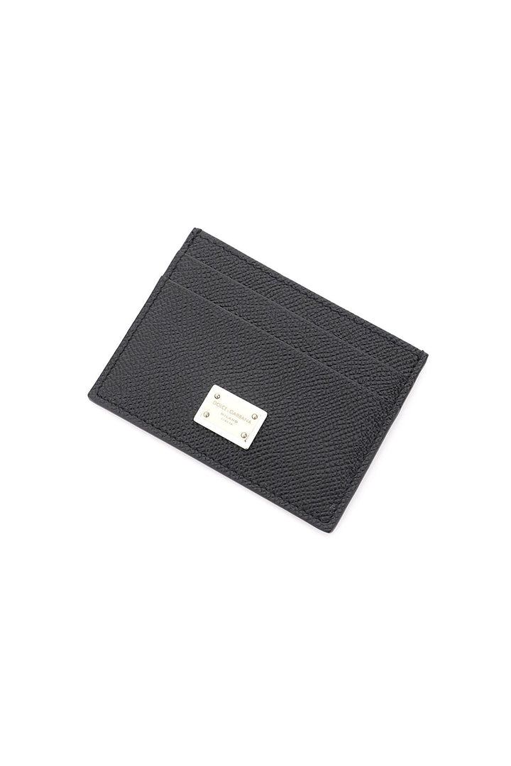 Bags - Dolce & Gabbana Leather Card Holder With Logo Plaque - 242450APC000006 - 80999 - os - Ask Me Wear