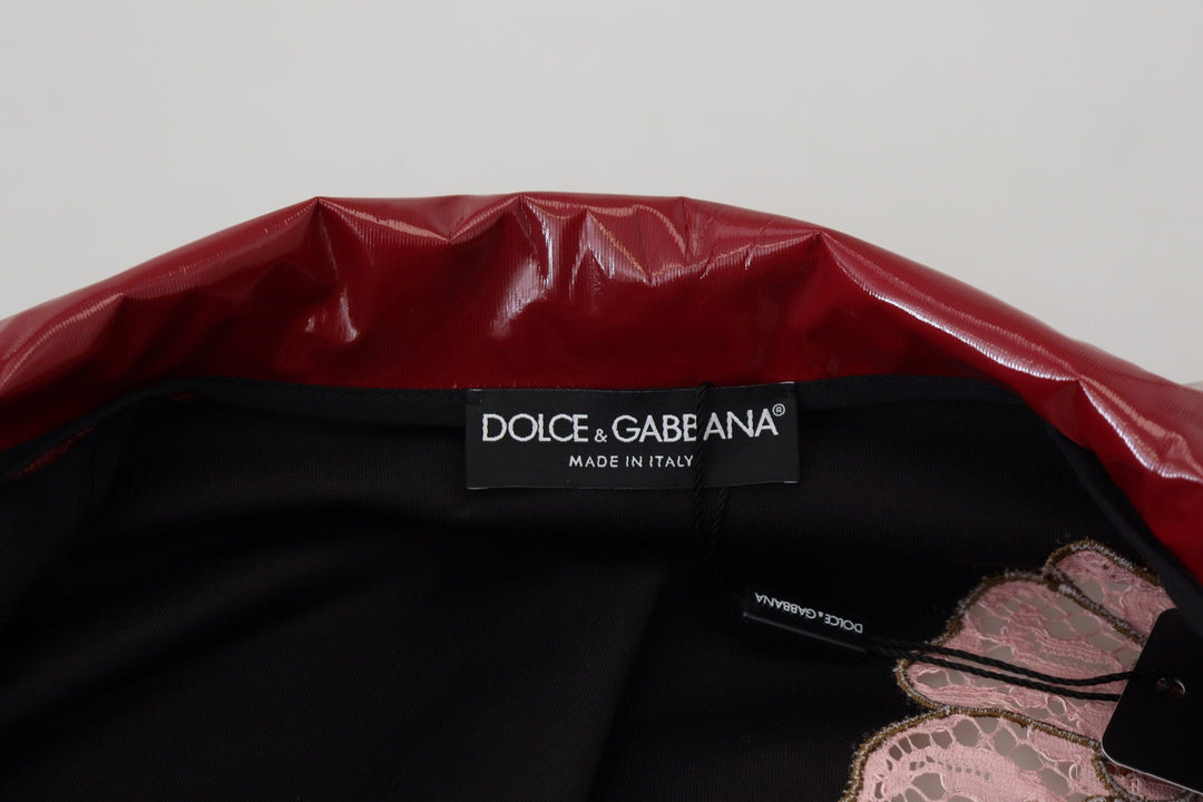  - Dolce & Gabbana Maroon Floral Luxe Jacket - JKT3578 - 40 - Ask Me Wear