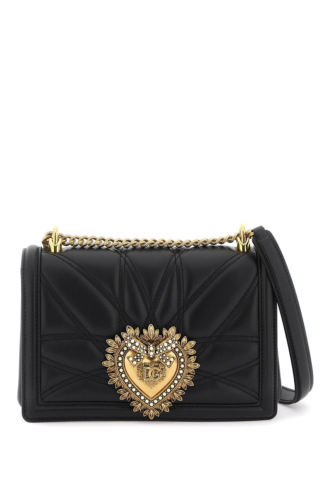 Bags - Dolce & Gabbana Medium Devotion Bag In Quilted Nappa Leather - 242450ABS000005 - 80999 - os - Ask Me Wear