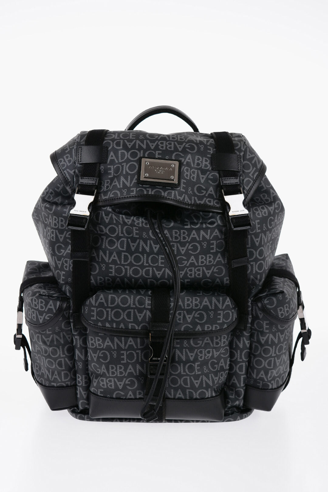 Bags - Dolce & Gabbana Monogrammed Backpack with Outer Pockets - 8056265526986 - Ask Me Wear