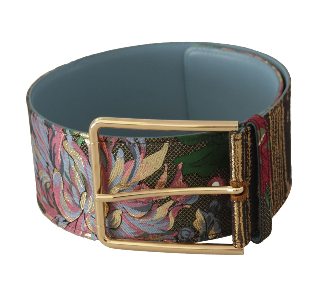  - Dolce & Gabbana Multicolor Leather Logo Buckle Belt - WMB201 - 70 - Ask Me Wear