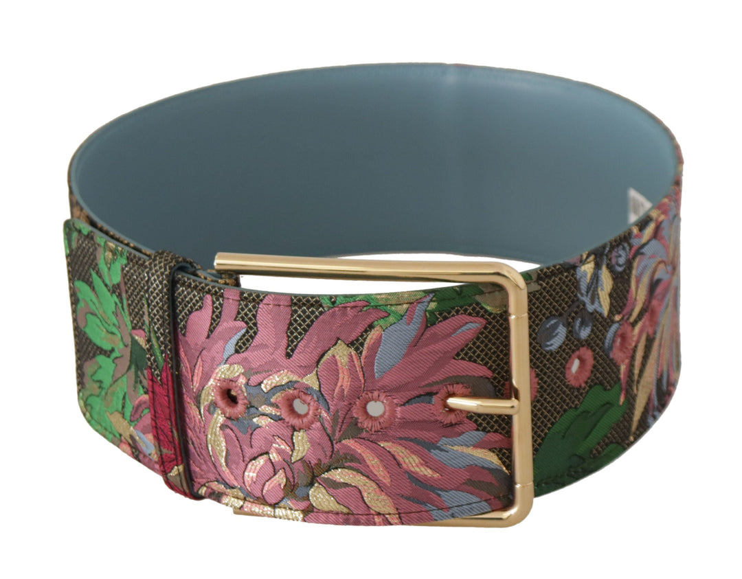  - Dolce & Gabbana Multicolor Leather Logo Buckle Belt - WMB201 - 70 - Ask Me Wear